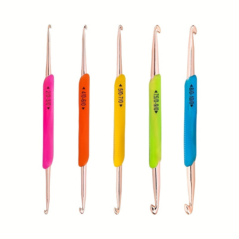 5pcs Soft Crochet Hand-Knitted Tools Wool Crochet Set For Arthritic Hands