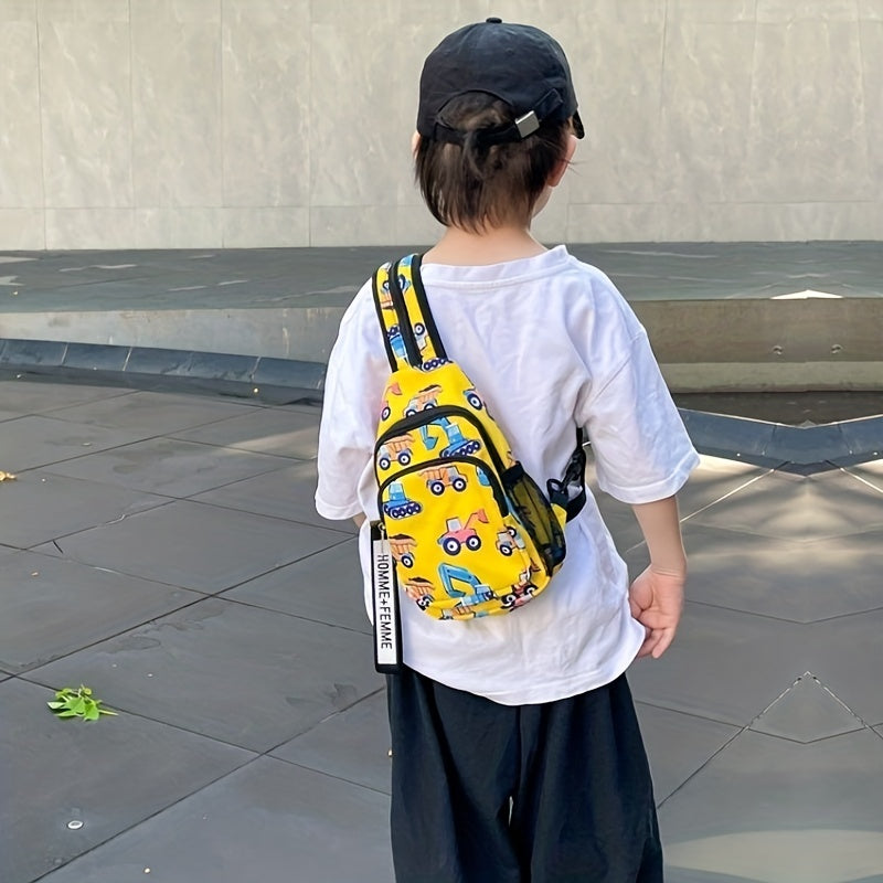 Kids Multinational Backpack Crossbody Bag Dinosaur Car Mermaid Design