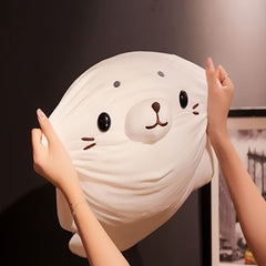 Ocean Series Aquarium Down Lying Seal Plush Toy Doll