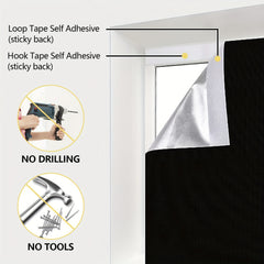 Blackout Roller Shades Cordless Window Blinds Thermal Insulated UV Protection