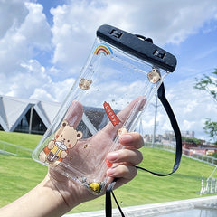 Waterproof Mobile Phone Bag Anti Sinking Airbag for 17-27cm Models