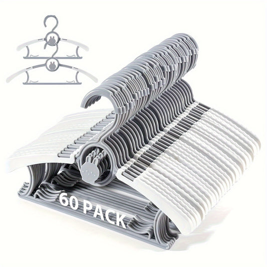 Bunny Grey Hanger Coat Hangers 60 Pack