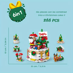 Christmas Building Blocks Toys - 8 Models for Kids