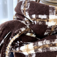 Colorful Plaid Warm Winter Scarf for Women