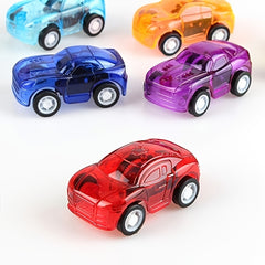Pull Back Race Car Toy Set for Kids, 10 Pack Mini Cars Party Favors