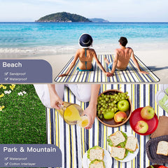 Waterproof Outdoor Picnic Blanket Folding Mat For Park and Beach Camping