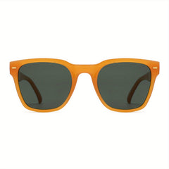 OUWEN Small Square Polarized Sunglasses Retro Women's Sun Glasses UV400 VF2223A