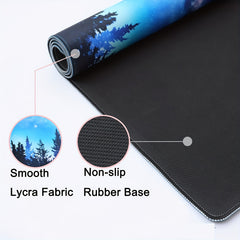 Large Desk Mat Extended Gaming Mouse Pad Non Slip Base Stitched Eges 70X30CM