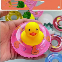 Baby Bathing Toys Little Yellow Duck Playing With Water