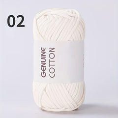 2pcs Heart Filling Cotton Hand Woven Coarse Wool Yarn Ball Crochet DIY Thread