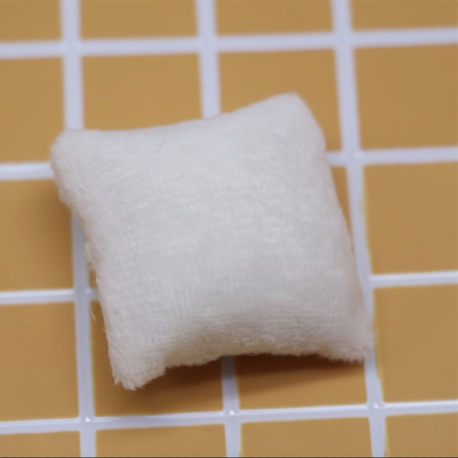 Mini Dollhouse Home Pillow Model Ornament Micro Bedroom Scene Sofa Cushion