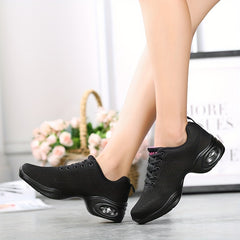 Jazz Dance Shoes Women Split Sole Sneakers Arch Support