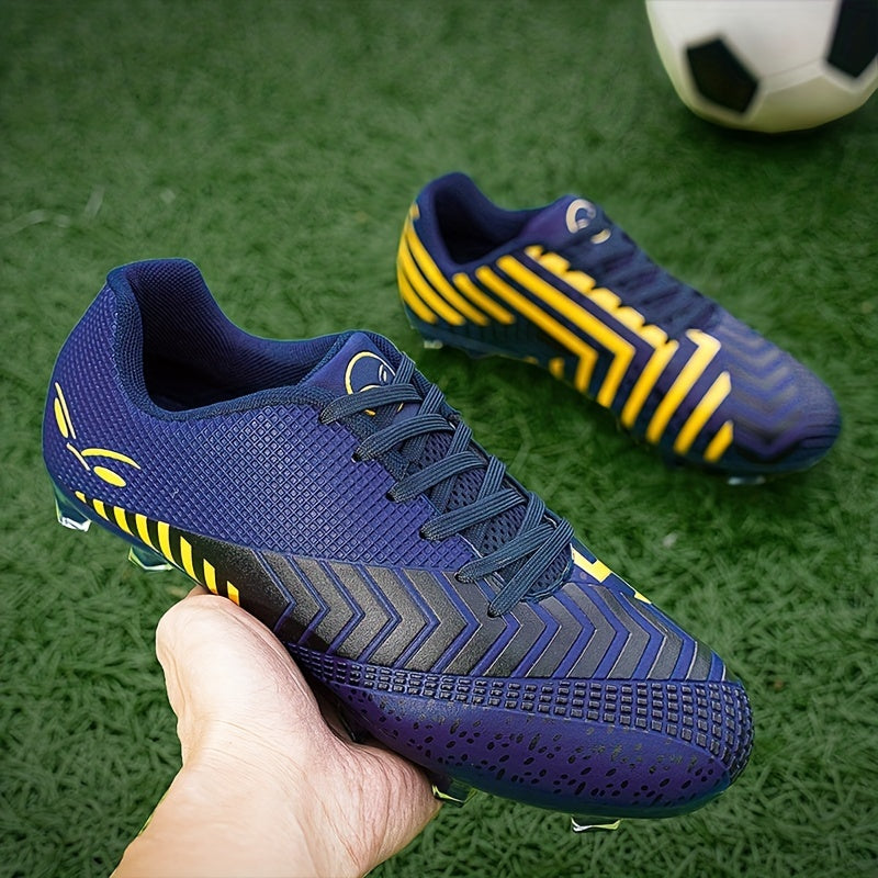 Men's Soccer Shoes Football Cleats Lightweight Lace Up Sneakers