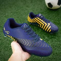 Men's Soccer Shoes Football Cleats Lightweight Lace Up Sneakers