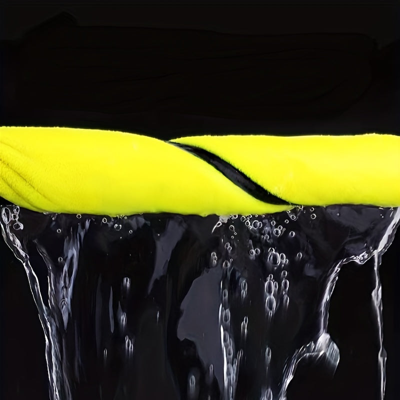 Coral Velvet Car Cleaning Towel