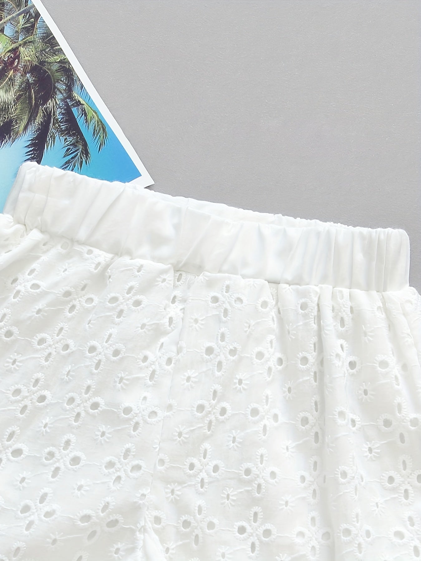 Toddler Girls Flowers Lace Trim Cotton Shorts Kids Summer Clothes