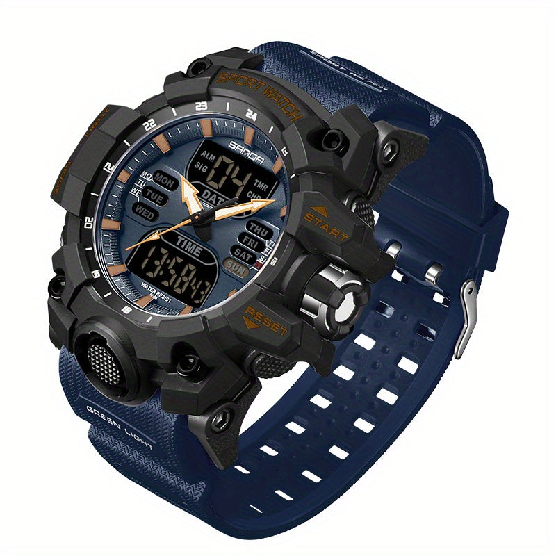SANDA Boys Watch Waterproof Functional Men's Watch