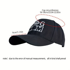 Unisex Sunshade Adjustable Baseball Cap Embroidered Letter Outdoor Sport