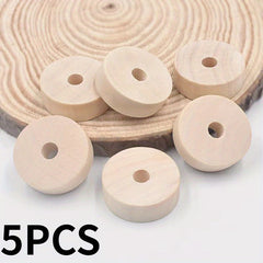 5pcs 30MM Wood Beads for DIY Jewelry Making