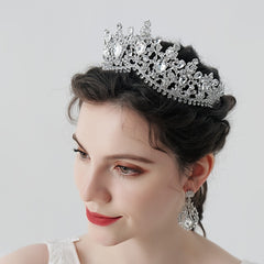 Rhinestone Baroque Crown Hairband Headband Party Favor Decorations