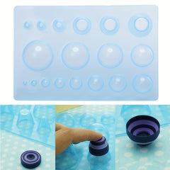Plastic Paper Quilling Mould Half Ball Domes DIY Paper Craft Tool