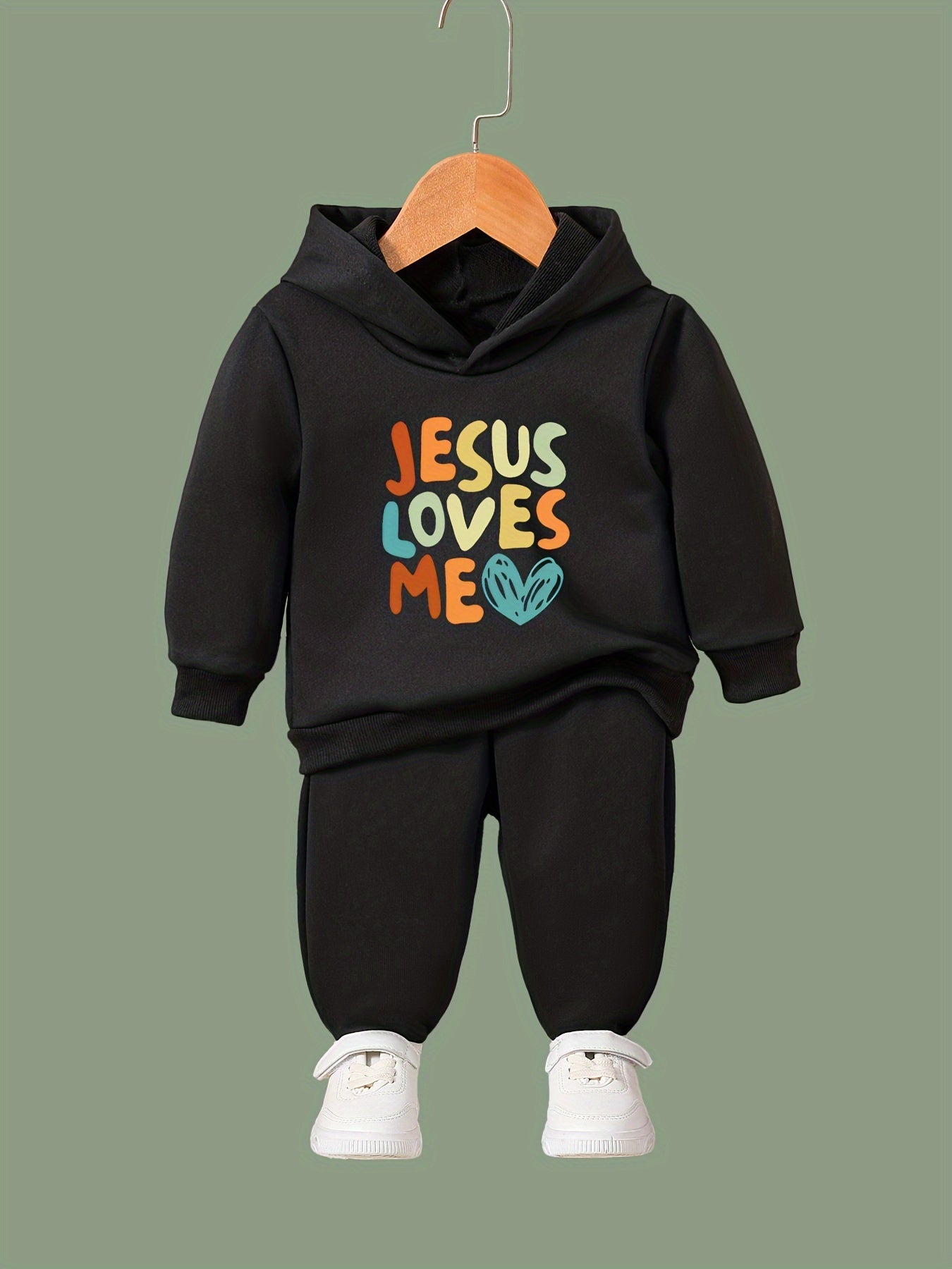 2pcs Rainbow Letter Graphic Set Girls Casual Breathable Activewear