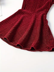 Baby Girls Flared Leg Pants for Spring and Autumn