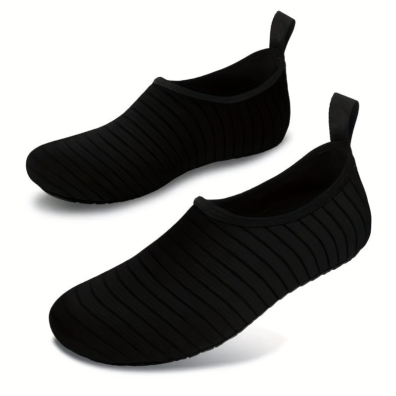 Quick Dry Slip On Elastic Barefoot Water Shoes Non Slip Lightweight Comfortable