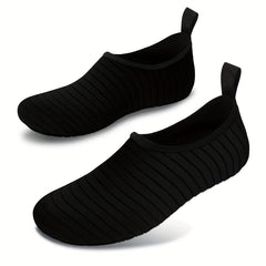 Quick Dry Slip On Elastic Barefoot Water Shoes Non Slip Lightweight Comfortable