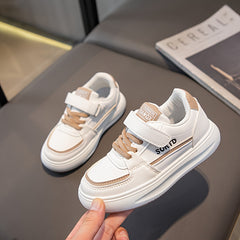 Girl's Comfy Non Slip Skate Shoes Soft Sole Sneakers For Kids