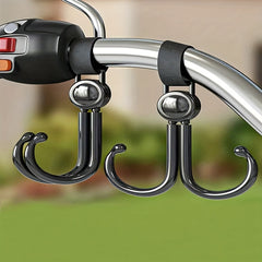2pcs Car Hooks, Multifunctional Organizer for Bag and Grocery, Black