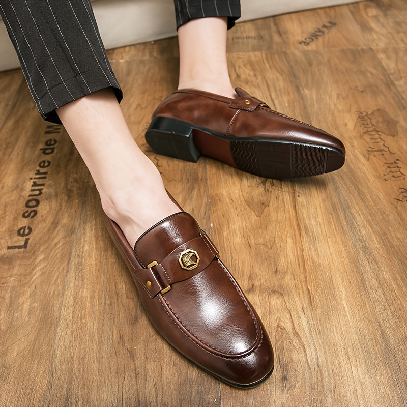 Men's Classic Slip On Loafer Shoes for Wedding Business Party Office