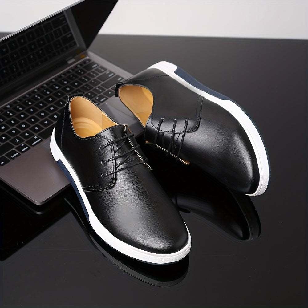 Men's Derby Shoes Lace up Front Shoes Casual Walking Shoes