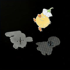 Cute Duckling Enamel Brooch for Backpacks & Clothing