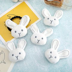 3pcs Baby Girls Plush Rabbit Hair Clip Hair Ties Baby Girls Headwear