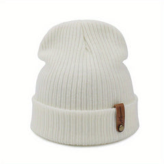 Unisex Casual Beanie Hat Winter Outdoor Thick Warm Knitted Hedging Hats