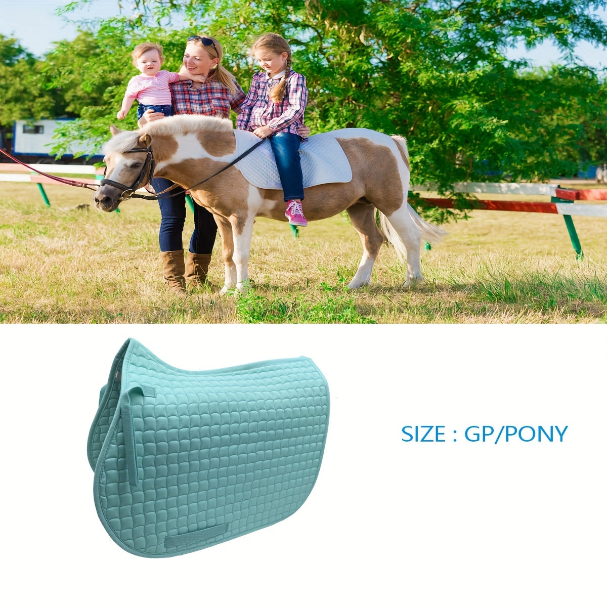 Quick Dry Dressage Saddle Pad For Horses Small Size Multifunctional