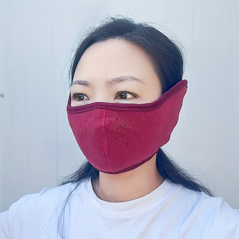 Winter Face Mask with Ear Warmers Windproof Breathable