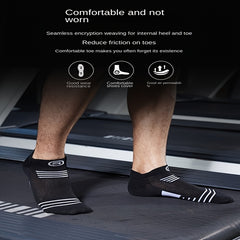 3 Pairs Men's Casual Breathable Anti-slip Ankle Socks for Outdoor Sports