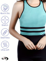 Girls Quick Dry Tank Top Ultra Soft Sleeveless Shirt for Summer Training