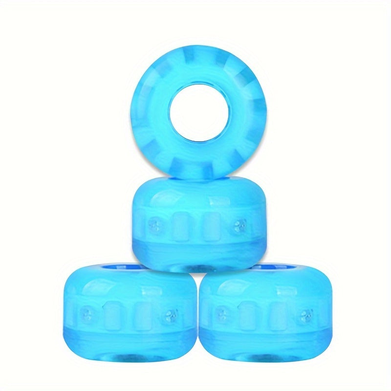 4pcs Flashing Skateboard Wheels 54mm with Tools - Fish Board & Pro Skateboard