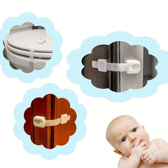 5pcs Child Safety Locks Anti-Clip Refrigerator & Cabinet Protection