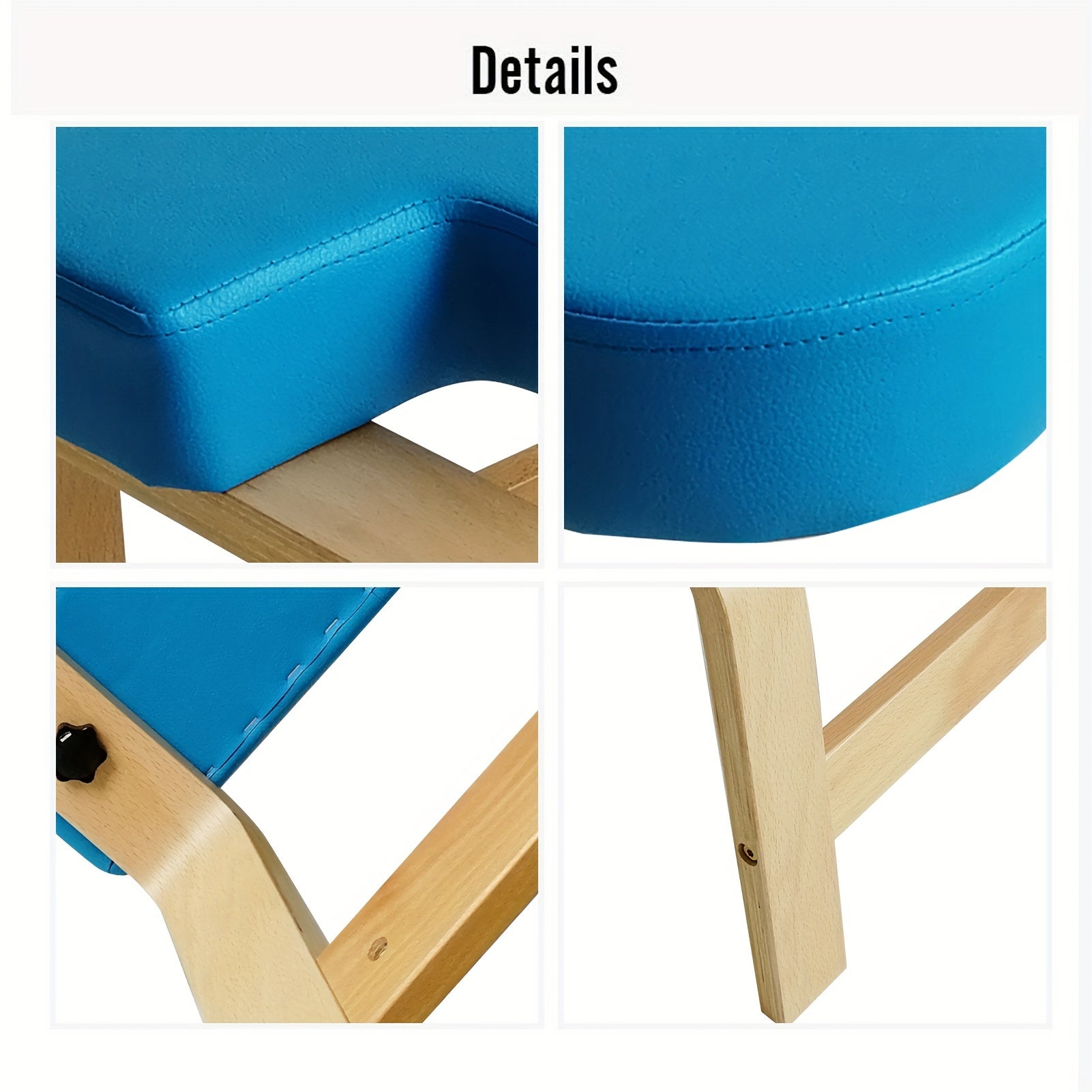 Solid Wood Yoga Headstand Bench for Balance Training