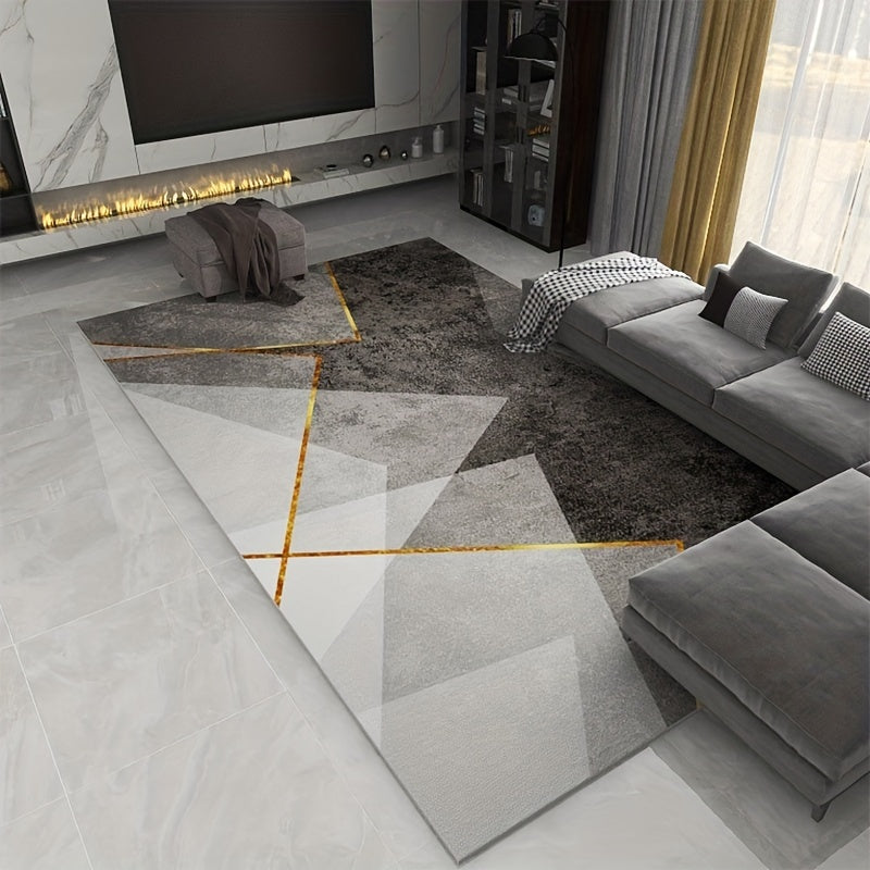Modern Geometric Non-slip Living Room Carpet