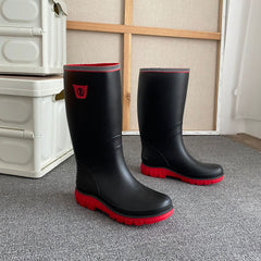 Men's Knee High Rain Boots Waterproof Non slip Outdoor Work Fishing Shoes