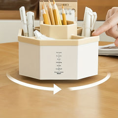 Large Capacity Pen Holder Storage Box Desktop Organizer