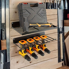 Power Tool Organizer Drill Organizer Wall Mount Garage Storage Shelves