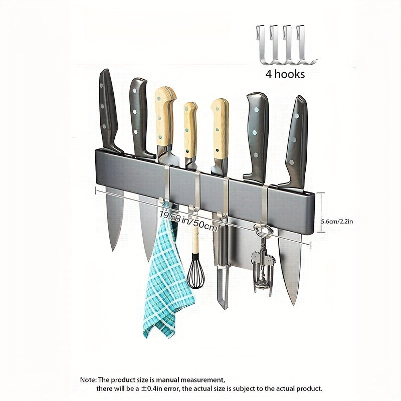 Stainless Steel Wall Mounted Knife Holder Organizer