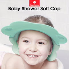 Kids Shampoo Cap with Eye & Ear Protection Adjustable for Ages 0-12