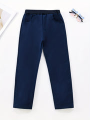 Boys Embroidery Letter Casual Pants Spring Autumn Kids Clothing